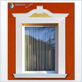 112. Fassaden Idee mit Außenstuck zur Fensterumrandung / Türumrandung