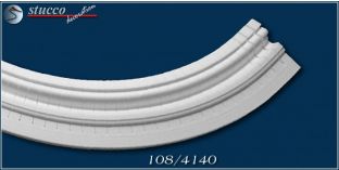 Fassadenstuck flexible Zierleisten für äußeren Bogen Ankara 108