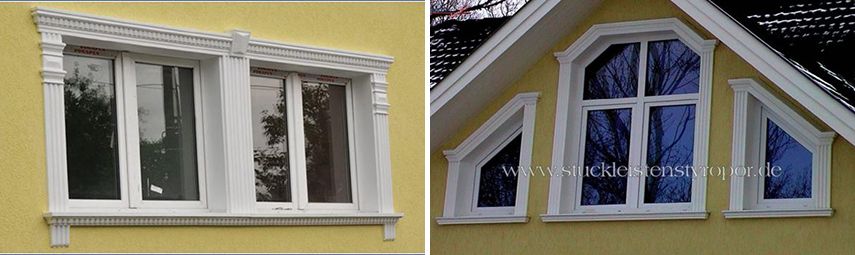 Fassadenprofile und Zierleisten für besondere Fenster