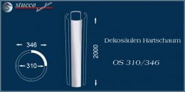 Dekosäulen Hartschaum OS 310/346 für glatte Säulenschäfte