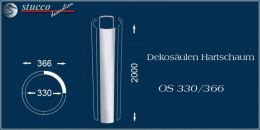 Dekosäulen Hartschaum OS 330/366 für glatte Säulenschäfte