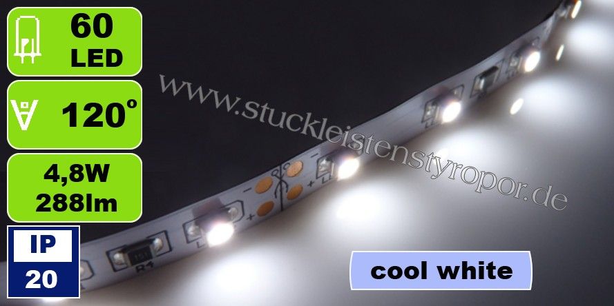 3528 SMD 60 LED Streifen kaltweiß