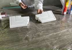 Kombi-Eckelemente zurechtlegen Kombi-Eckelemente zurechtlegen