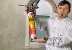 Soudal PU-Kleber zum Ankleben der Zierleisten verwenden. Soudal PU-Kleber zum Ankleben der Zierleisten verwenden.