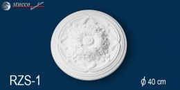Stuck Rosette aus Styropor zur Deckengestaltung RZS-1 Stuck Rosette aus Styropor zur Deckengestaltung RZS-1