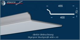 Stuckprofil für direkte Beleuchtung Bayern 400+10 Stuckprofil für direkte Beleuchtung Bayern 400+10