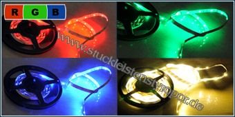 Mehrfarbige RGB LED Strips für indirekte Beleuchtung