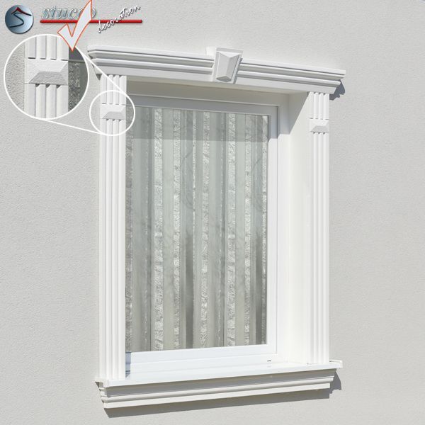 Ornament Avitus DT-3 ins Fassadenprofil Freetown 100 eingebaut
