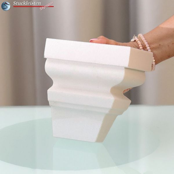 Rechtes Schließelement zur beschichteten Fassadenstuck Zierleiste Ostbayern 163 Rechtes Schließelement zur beschichteten Fassadenstuck Zierleiste Ostbayern 163