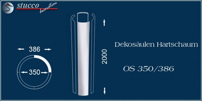 Dekosäulen Hartschaum OS 350/386