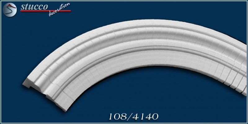Fassadenstuck flexible Stuckleisten für inneren Bogen Ankara 108