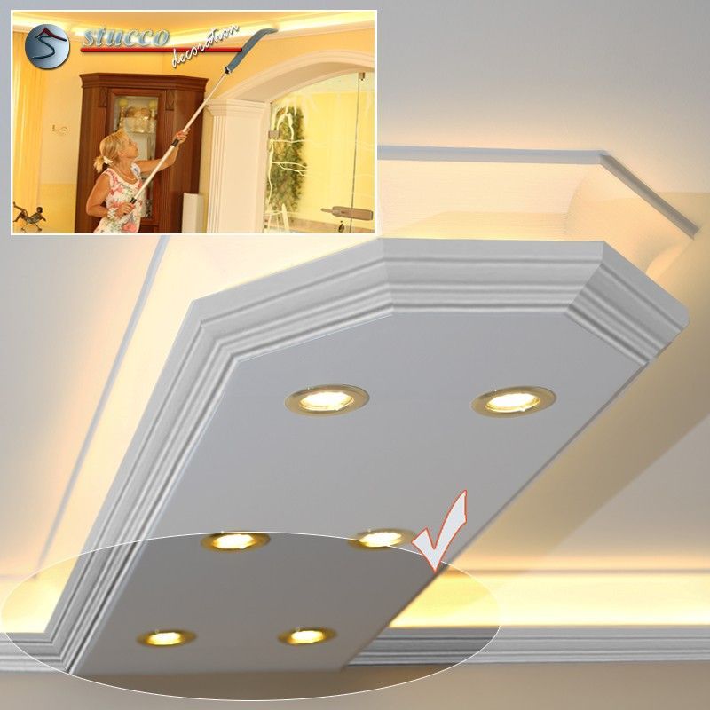 Verbindungsstück für direkte und indirekte Beleuchtung Essen 400+2x202 PLEXI PLUS eingebaut