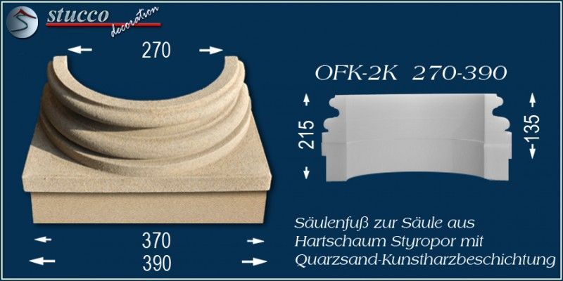 OFK-2K 270/390-P Säulenbasis