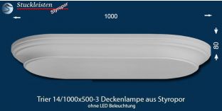 Trier 14-1000x500-3 Deckenlampe ohne LED Beleuchtung