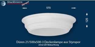 Düren 21-500x500-3 Deckenlampe ohne LED Beleuchtung