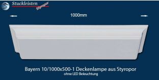 Bayern 10-1000x500-1 Deckenlampe ohne LED Beleuchtung