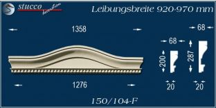 Fassadenelement Bogengiebel Böblingen 150/104F 920-970