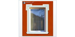 22. Fassaden Idee: Fassadengestaltung mit Fensterumrandung / Türumrandung