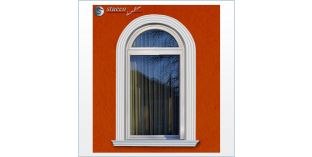 109. Fassaden Idee: flexible Stuckleisten für Fensterverzierung / Türverzierung zur Fassadengestaltung