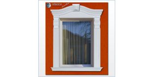 92. Fassaden Idee mit Zierornamenten: Fensterverzierung / Türverzierung