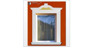 112. Fassaden Idee mit Außenstuck zur Fensterumrandung / Türumrandung