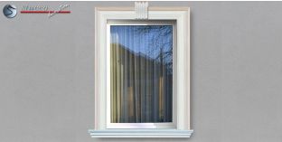 11. Fassaden Idee für Fensterumrandung / Türumrandung mit Fassadenprofilen