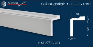 L-Profil für Laibung und Faschen Oxford 102-KT 115-125 mm