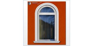 106. Fassaden Idee: flexible Stuckleisten zur Außenstuck Fensterumrandung / Türumrandung