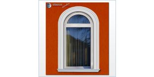 107. Fassaden Idee: flexible Stuckleisten zur Fensterumrandung / Türumrandung mit Außenstuck