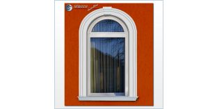 108. Fassaden Idee: flexible Stuckleisten zur Fensterumrandung / Türumrandung mit Fassadenstuck
