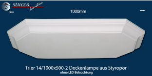 Trier 14-1000x500-2 Deckenlampe ohne LED Beleuchtung