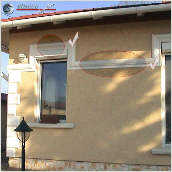 Fassadenstuck Zierleisten Ankara 108 linkes Schließelement
