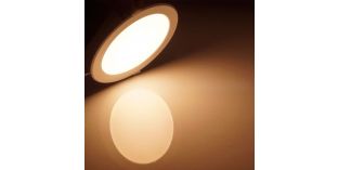 LED Panel LED Lampe rund warmweiß 12 Watt