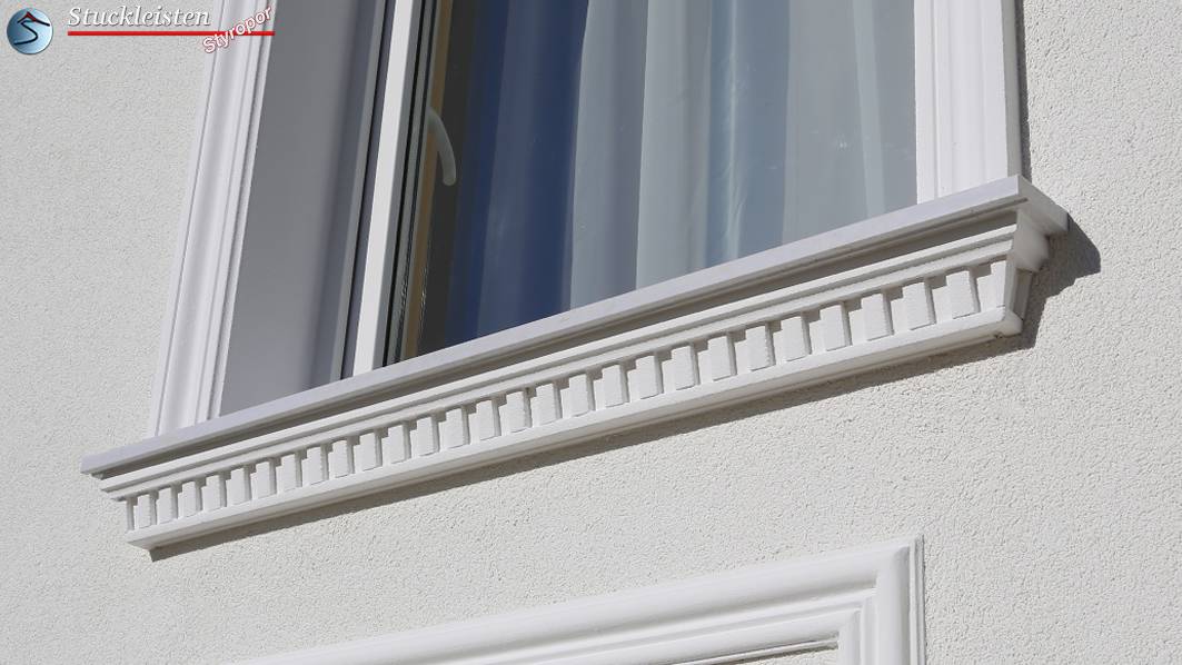Fassadenstuck Zierleisten Ankara 108 rechtes Schließelement