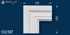 Eckelement zum Fassadenprofil Oxford 102