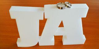 Buchstaben Deko Hochzeit - JA-Wort