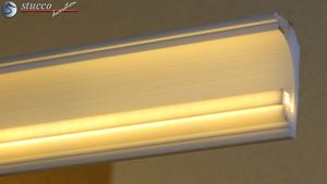 LED Stuckleiste ohne Reflektorleiste