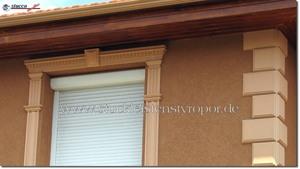 Fassadenprofile, Zierornamente und Bossensteine