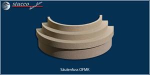 Stufiger, beschichteter Säulenfuss OFMK mit Sockel Stufiger, beschichteter Säulenfuss OFMK mit Sockel