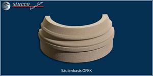 Runder Säulenfuß OFKK mit Sockel sowie mit Kunstharz und Quarzsand beschichtet Runder Säulenfuß OFKK mit Sockel sowie mit Kunstharz und Quarzsand beschichtet