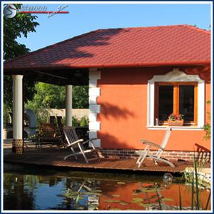 Säulenverkleidung mit stoßfester Beschichtung für Säulen im Außenbereich