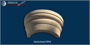 Rundes Kapitell OFKK mit Kunstharz-Quarzsand-Beschichtung für Säulen Rundes Kapitell OFKK mit Kunstharz-Quarzsand-Beschichtung für Säulen