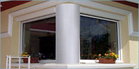 Glatte Stucksäule aus Styropor Glatte Stucksäule aus Styropor