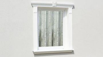 unbeschichtete Fassadenprofile unbeschichtetes Fassadenprofil mit Schlusssstein