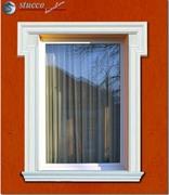 Fensterumrandung Fassadenprofil Oxford 102 doppelte Eckelemente Fensterumrandung Fassadenprofil Oxford 102 doppelte Eckelemente