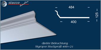 L-förmiges Stuckprofil Düren 400+21