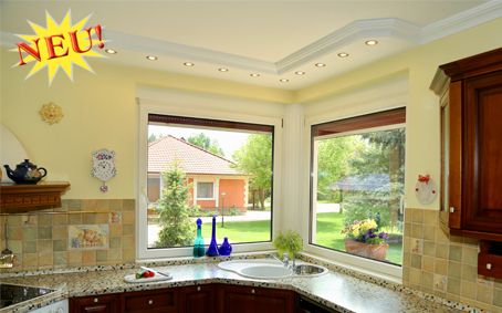 Stuckleisten für die direkte Beleuchtung