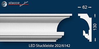 Stuckleiste für indirekte Beleuchtung Essen 202