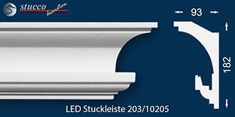 Stuckleiste für indirekte Beleuchtung Hamburg 203