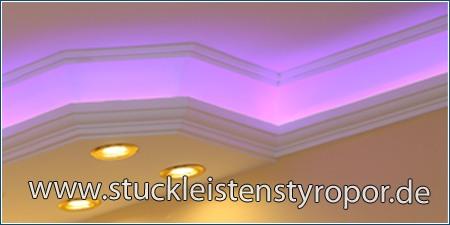 Deckenleuchten LED mit RGB Strips und LED Spots Deckenleuchten LED mit RGB Strips und LED Spots